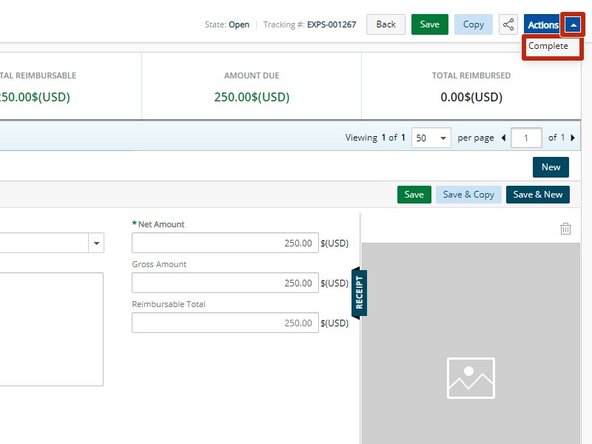 In the Actions dropdown: