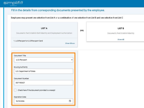 The authorized representative does not upload their own information, they provide the details of the T2 new hire.