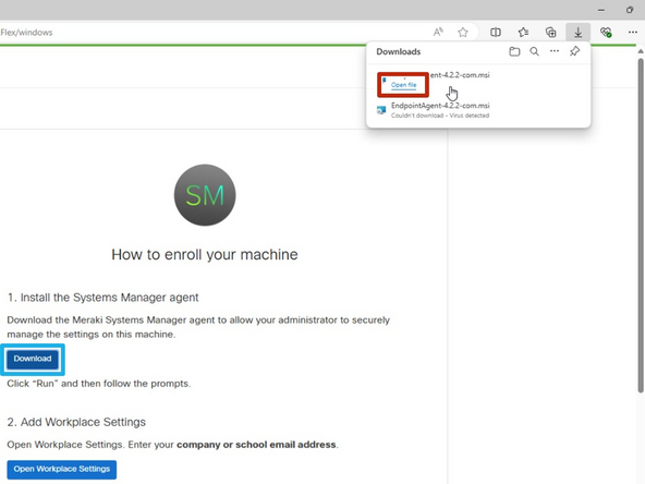 Go back to your web browser, when you reattempt the download it will no longer be detected as a virus.