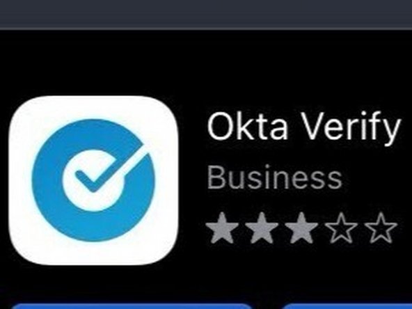Open the Okta Verify App on your phone.
