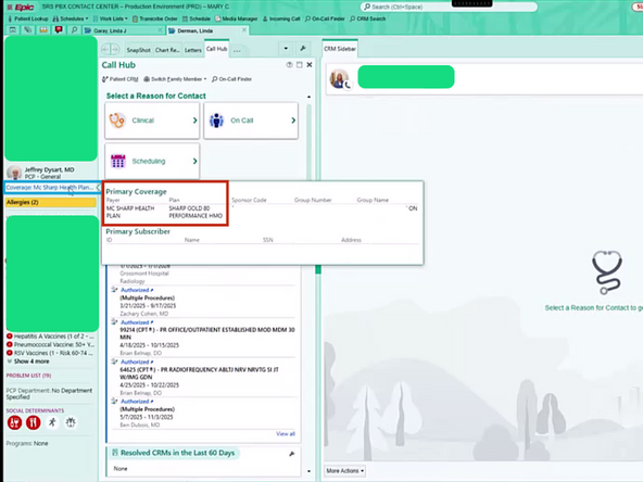 EPIC: Entering an ER Notification
