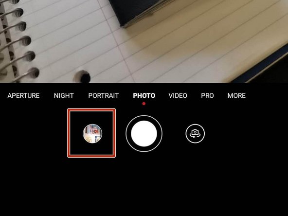 Tap your Camera Reel