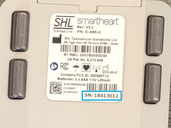 The Serial Number of your Smart Heart® is also the Bluetooth Pin.  The Serial Number is located on the back of your SmartHeart®, on the label, below the UPC code.