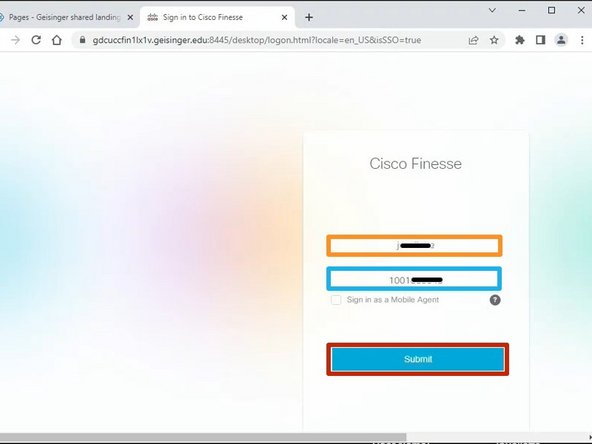 Enter your Geisinger Webex Username