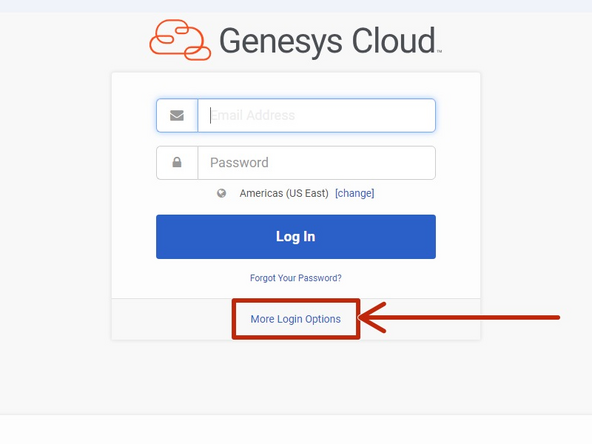 Click More Login Options