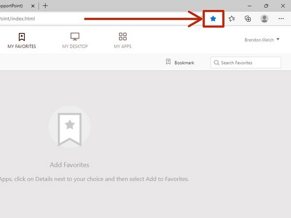 To add staff.carle.com as a favorite: