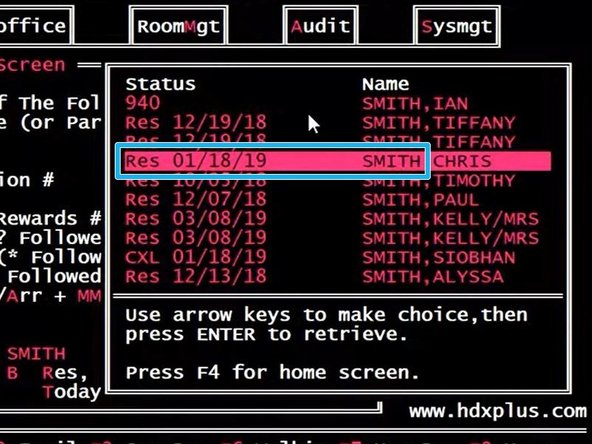 You must confirm the caller's First and Last Name, Last 4 Digits of the Method of Payment, and Check - Out Date.
