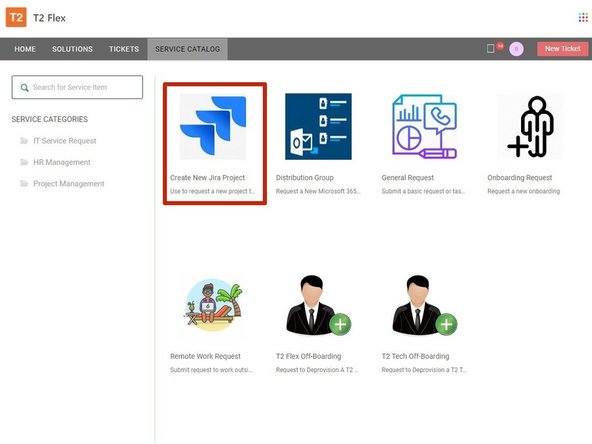 Click Create New Jira Project
