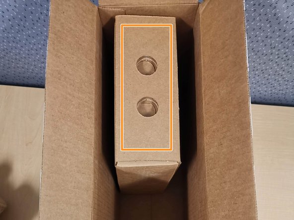 Put the empty component's boxes and packaging back into the PC's box.