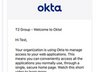 Okta Account Setup