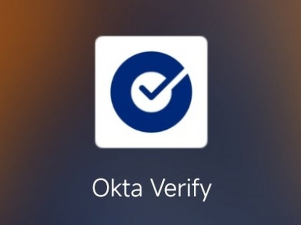 Open the Okta Verify app on your mobile device.