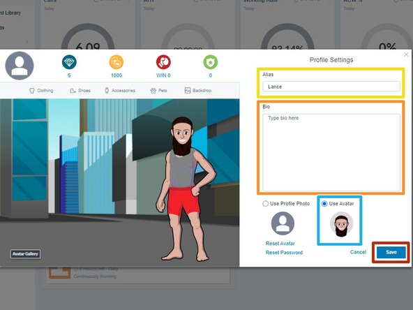 Give your avatar an Alias