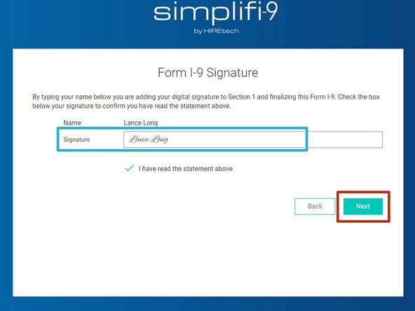 Type your name in Signature