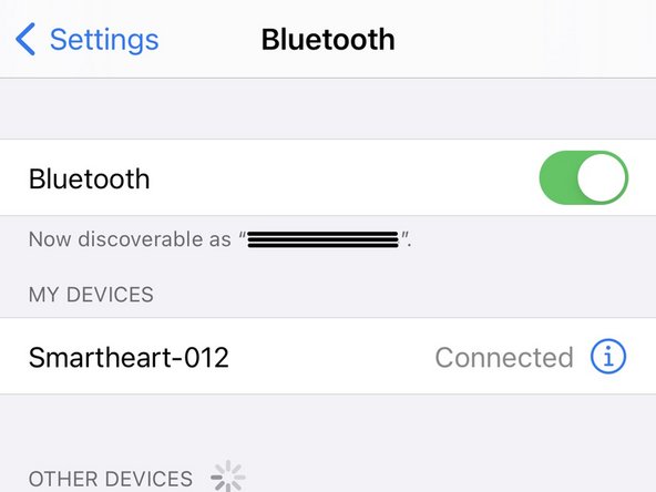 Tap Not Connected to refresh the connection