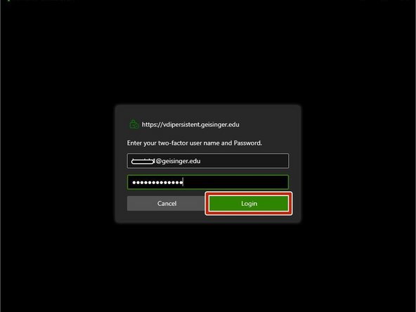 Enter your Geisinger Password