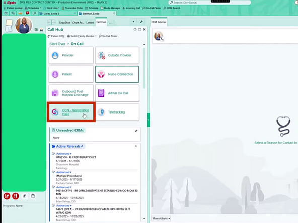 Select OON Registration Case