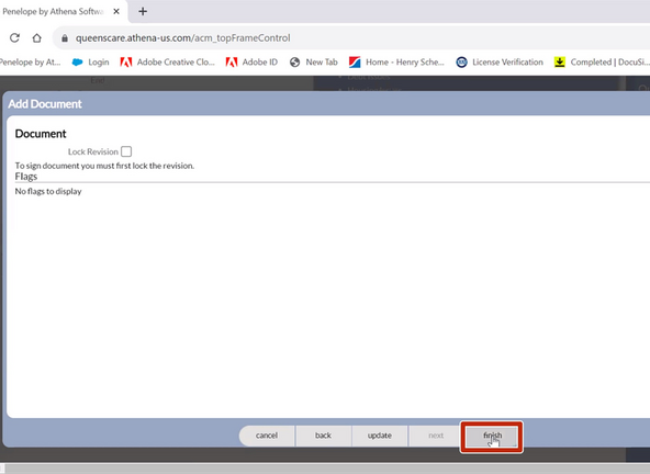 Do Not Lock the Revision. 