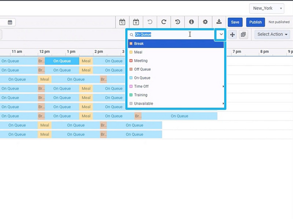 To add a new Activity to the schedule: