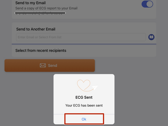 Enable Send to my Email