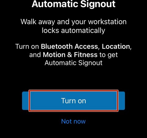 For Automatic Signout: