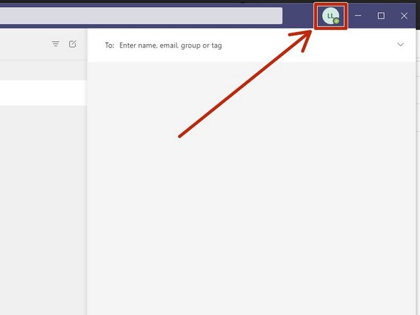 Open the Microsoft Teams application on your PC.
