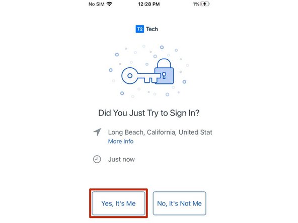 Check your mobile device for a notification from Okta Verify.