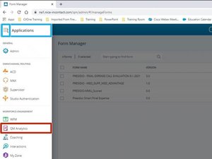 Creating a QM Form