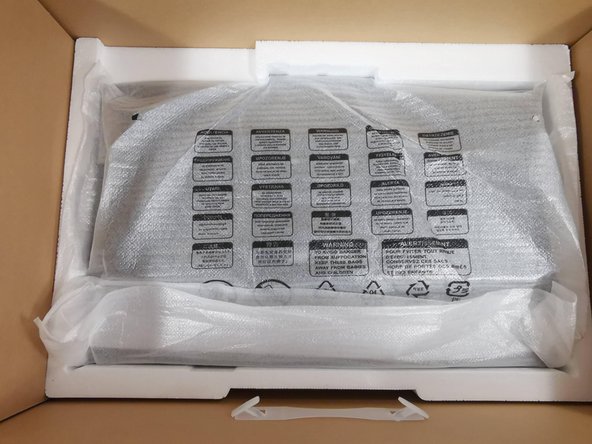 Tuck and/or fold the cover to release any trapped air.