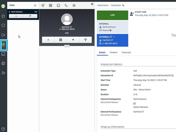 Click the Answer button