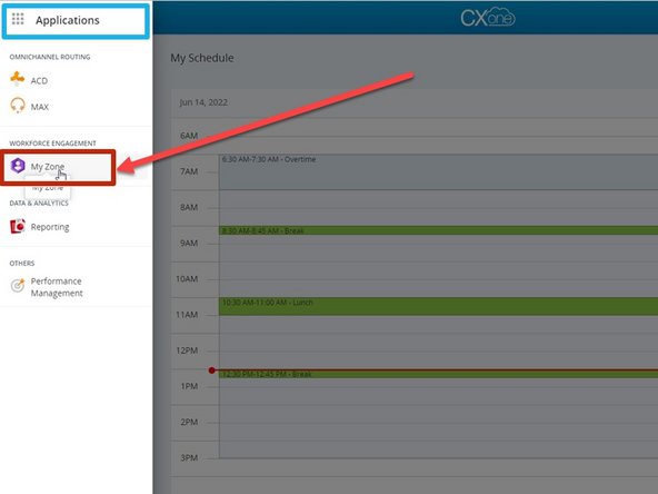 Identifying your Breaks and Lunch Schedule