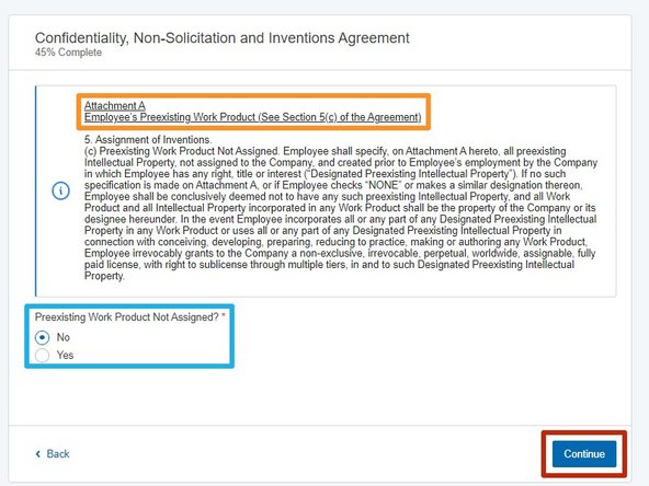 Review the Confidentiality, Non-Solicitation and Inventions Agreement