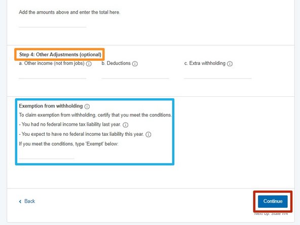 Add any Other Adjustments