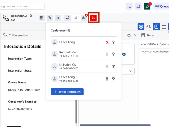 Once you have consulted all parties and are ready to disconnect: