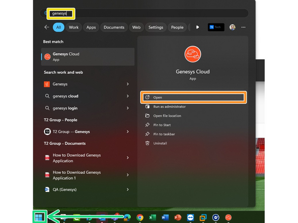 Click the Start Menu