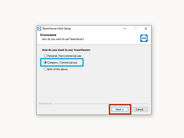 Choose Company / Commercial use