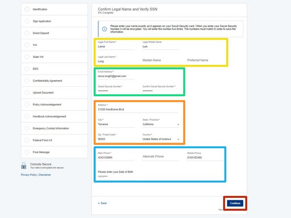 Enter your Full Name