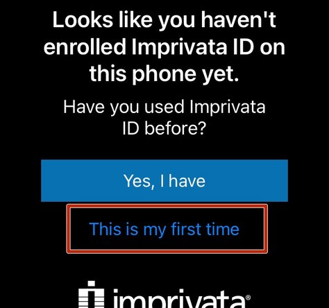 The first time Imprivata is opened you will need to configure the application.