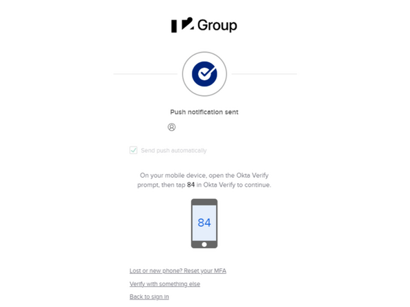 Be sure to make a note of the number that appears on your screen.