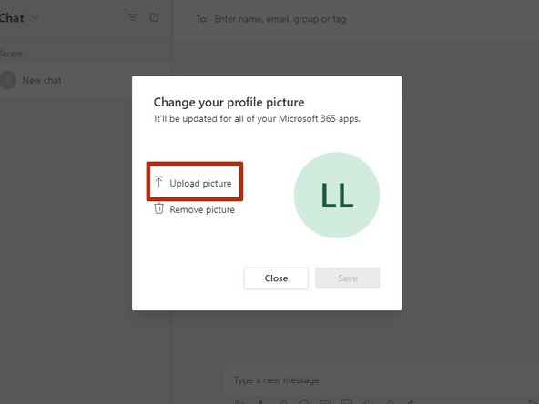 Click Upload picture