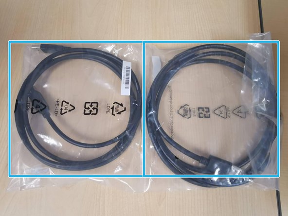 Repackage your USB and Display Port Cables