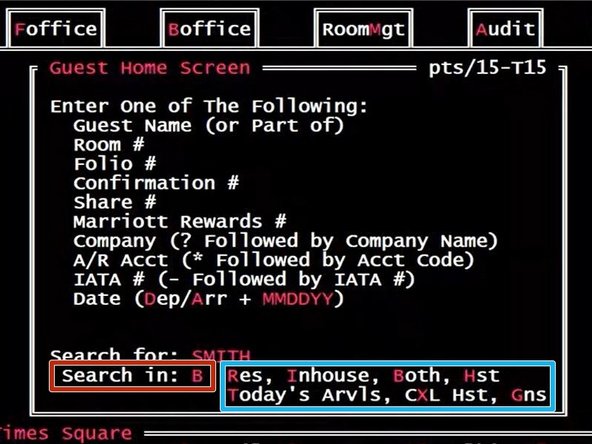 Determine the Search Criteria