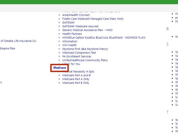 Click on Medicare