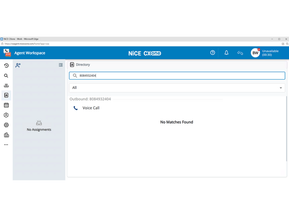 Making an Outbound Call