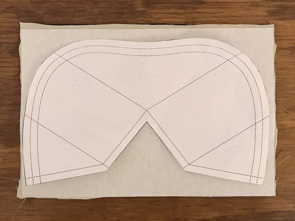 One sheet of interface material.