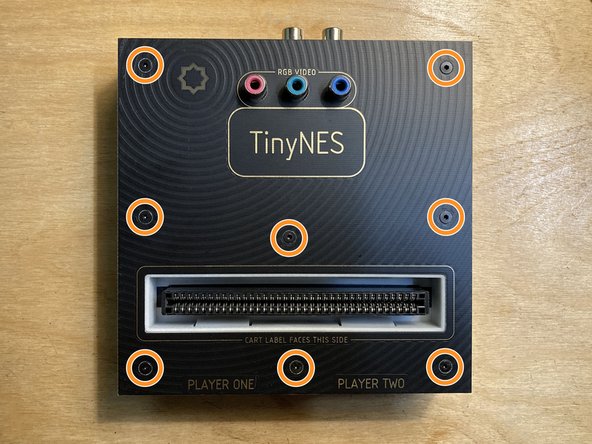 Reinstall all 8 of the screws that you removed earlier.