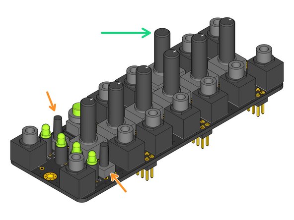 Place all of the remaining components onto the Control Board: