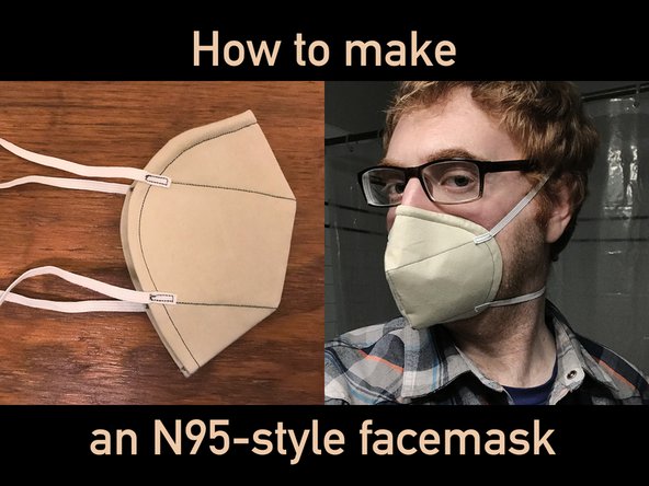 How to make a respirator-style face mask