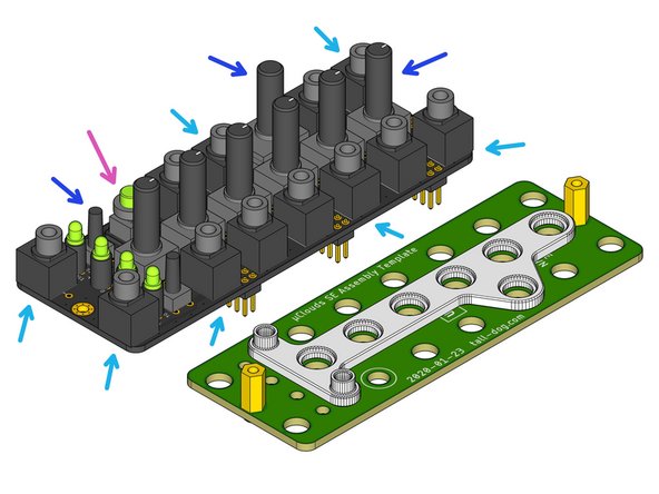 Inspect the Control Board assembly and verify that all of the following statements are true: