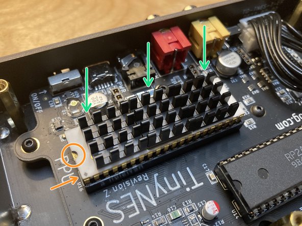Carefully position the RGB PPU chip  over the empty PPU socket.