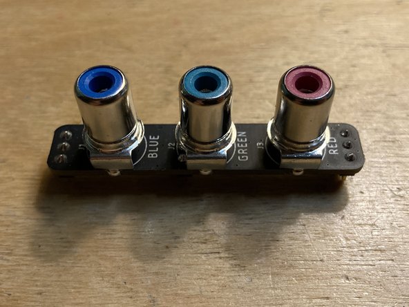Remove the RGB board from its anti-static packaging and check it for any damage. It should be marked with part number TD-TRGB-C and have 3 sets of 1×3 pin headers installed on it.